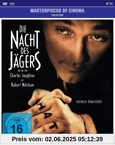Die Nacht des Jägers - Masterpieces of Cinema Collection N° 01 (+ DVD) [Blu-ray] von Charles Laughton