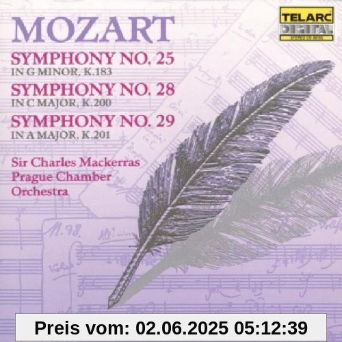 Sinfonien 25 und 28 und 29 von Charles Mackerras