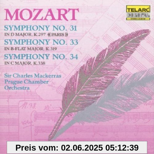 Sinfonien 31 und 33 und 34 von Charles Mackerras