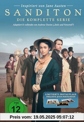 Sanditon - Die komplette Serie - In Erstauflage inkl. 3 Fan-Postkarten. [6 DVDs] von Charles Sturridge
