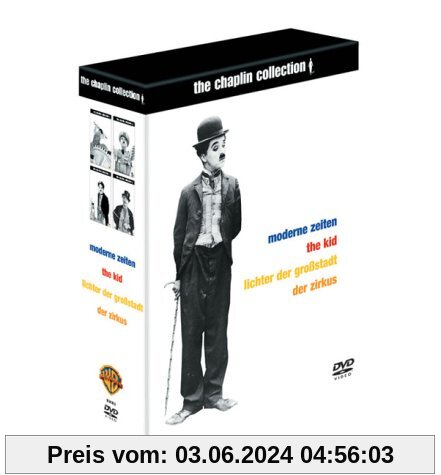 The Chaplin Collection 1 (Moderne Zeiten, The Kid, Lichter der Großstadt, Der Zirkus) [8 DVDs] von Charlie Chaplin