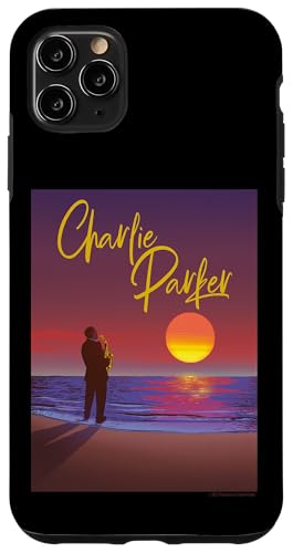 Abbildung des Sonnenuntergangs am Strand von Charlie Parker Hülle für iPhone 11 Pro Max von Charlie Parker