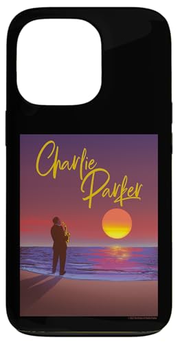 Abbildung des Sonnenuntergangs am Strand von Charlie Parker Hülle für iPhone 13 Pro von Charlie Parker