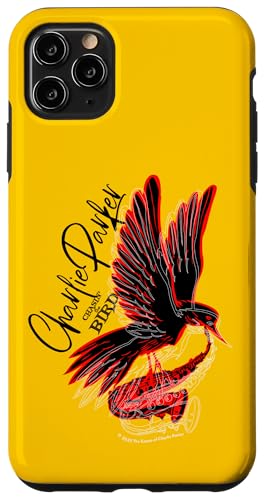 Charlie Parker roter und schwarzer Vogel mit Saxophon Hülle für iPhone 11 Pro Max von Charlie Parker