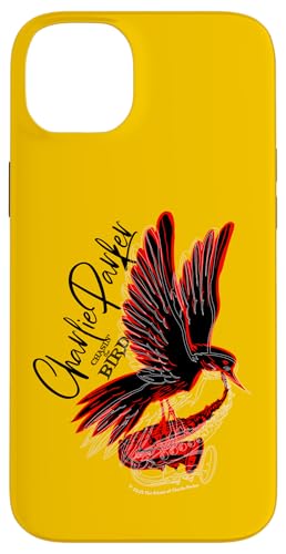 Charlie Parker roter und schwarzer Vogel mit Saxophon Hülle für iPhone 14 Plus von Charlie Parker