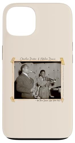 Charlie Parker und Miles Davis bei den Three Deuces Foto Hülle für iPhone 13 von Charlie Parker