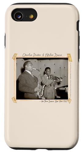 Charlie Parker und Miles Davis bei den Three Deuces Foto Hülle für iPhone SE (2020) / 7 / 8 von Charlie Parker