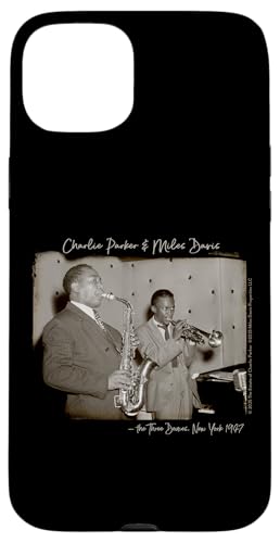 Charlie Parker und Miles Davis bei den Three Deuces NYC 1947 Hülle für iPhone 15 Plus von Charlie Parker