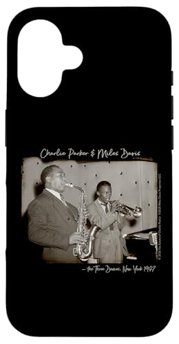 Charlie Parker und Miles Davis bei den Three Deuces NYC 1947 Hülle für iPhone 16 von Charlie Parker