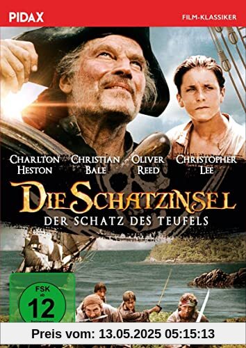 Die Schatzinsel - Der Schatz des Teufels / Verfilmung des Klassiker von Robert Louis Stevenson mit Starbesetzung (Pidax Film-Klassiker) von Charlton Heston