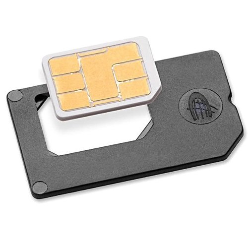 Nano SIM Adapter zu normaler SIM - Premium QUALITÄT - Made IN Germany - für iPhone 6 SIM Karten zur Verwendung als Normale SIM Karte im Charmate® Druckverschlussbeutel von Charmate