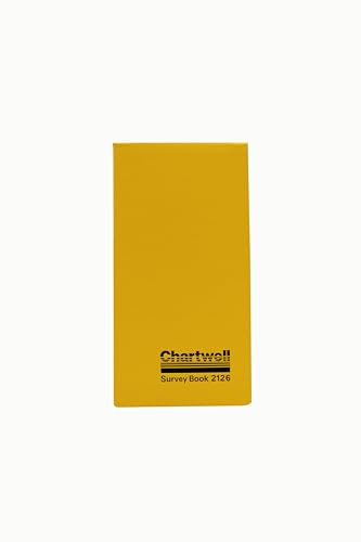 Chartwell Kontrollbuch zur Feldmessung, 106 x 20,5 cm von Chartwell