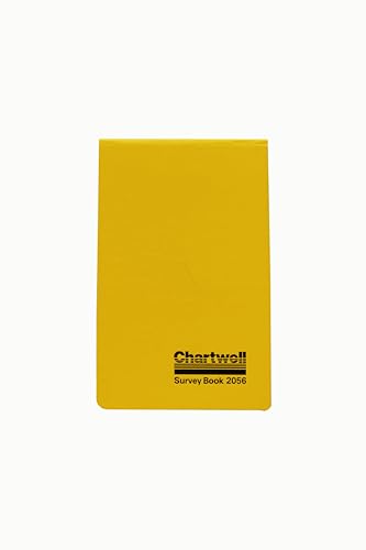 Chartwell Notizbuch zur Feldmessung, 13 x 20,5 cm, Gelb von Chartwell