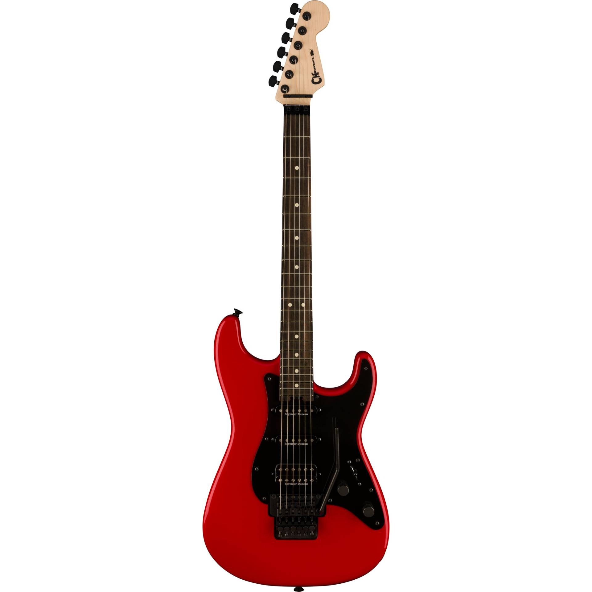 Charvel Pro-Mod So-Cal Style 1 HSS FR E Ebony Ferrari Red Electric Guitar Charvel Pro-Mod So-Cal Style 1 HSS FR E Ebony Ferrari Red Electric Guitar von Charvel