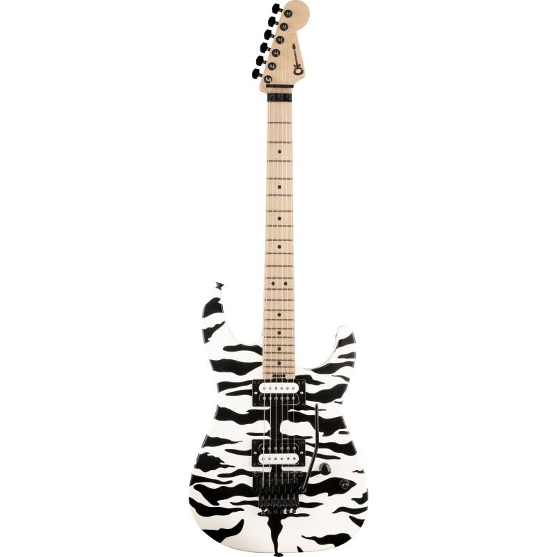Charvel Satchel Signature Pro-Mod DK22 HH FR M Satin White Bengal Electric Guitar von Charvel