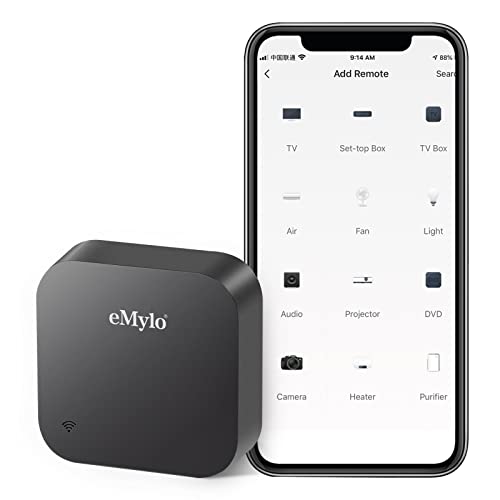 eMylo UniversalFernbedienung TV Hub, Tuya WiFi IR+RF Smart Home Fernbedienung Universal All-in-One Hub, für Smart Home TV, STB, Klimaanlage, Vorhangmotor Kompatibel mit Alexa eMylo UniversalFernbedienung TV Hub, Tuya WiFi IR+RF Smart Home Fernbedienung Universal All-in-One Hub, für Smart Home TV, STB, Klimaanlage, Vorhangmotor Kompatibel mit Alexa von Chatthen