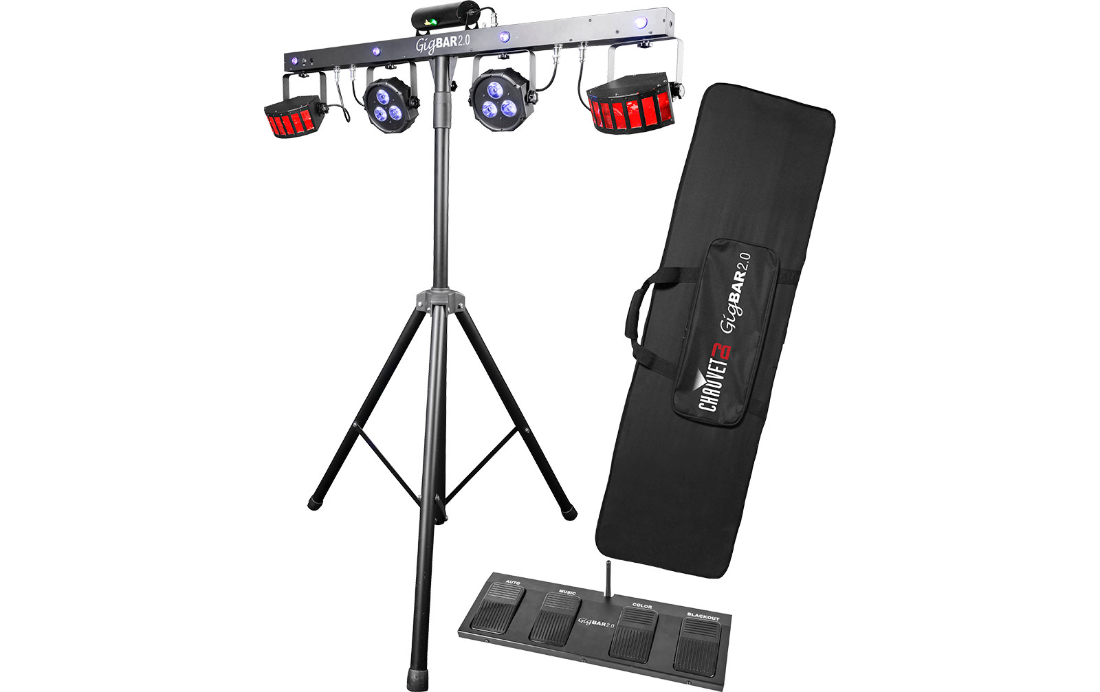 Chauvet DJ Gigbar 2.0 4-in1 LED Bar inkl. Stativ von Chauvet DJ