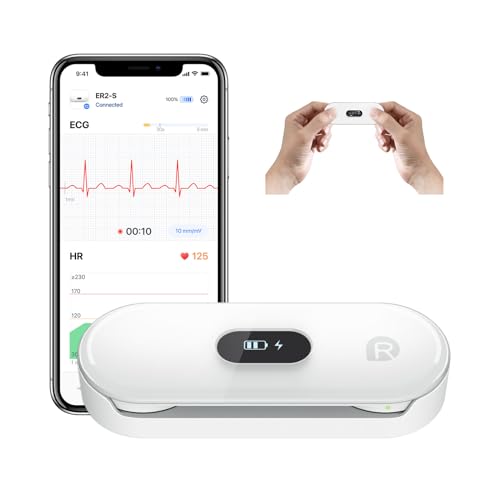 CheckMe DuoEK-S EKG Gerät mit EKG-Berichtsanalyse für Zuhause, 30s - 5 Min Überwachung, Bluetooth Wireless Tragbarer EKG Monitor mit 0,96 Zoll OLED-Bildschirm, APP für iOS & Android CheckMe DuoEK-S EKG Gerät mit EKG-Berichtsanalyse für Zuhause, 30s - 5 Min Überwachung, Bluetooth Wireless Tragbarer EKG Monitor mit 0,96 Zoll OLED-Bildschirm, APP für iOS & Android von CheckMe
