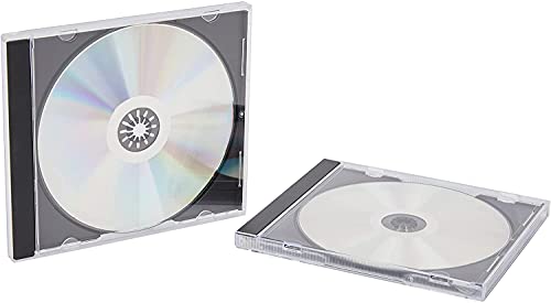 25 CD Jewel Case (montiert) STANDARD Schwarz von CheckOutStore