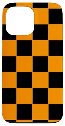 Klassisches Schachbrett in Orange und Schwarz Hülle für iPhone 13 Pro Max Klassisches Schachbrett in Orange und Schwarz Hülle für iPhone 13 Pro Max von Checkerboard Designs