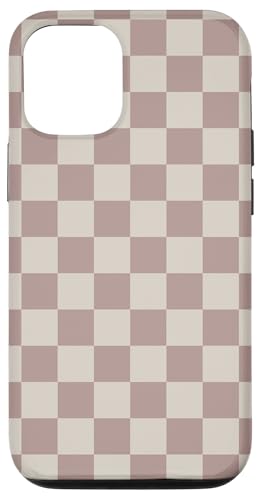 Hülle für iPhone 14 Schachbrett kariert kariert Karo Muster beige braun Hülle für iPhone 14 Schachbrett kariert kariert Karo Muster beige braun von Checkered Checked Check Pattern Designs