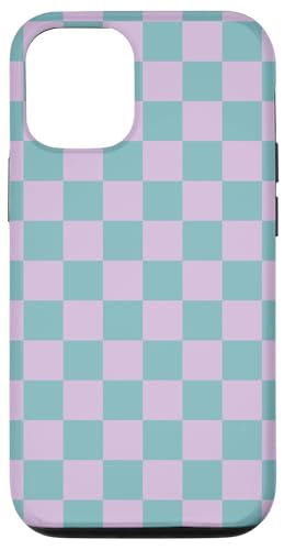 Hülle für iPhone 15 Pro Schachbrett Kariert Karo Muster Grau Rosa Hülle für iPhone 15 Pro Schachbrett Kariert Karo Muster Grau Rosa von Checkered Checked Check Pattern Designs