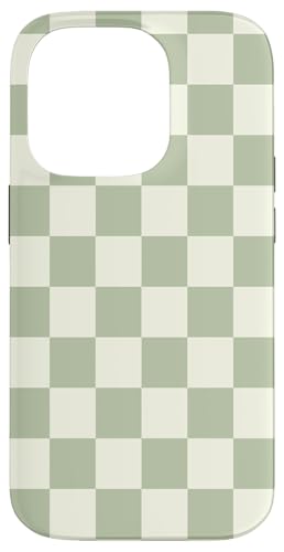 Hülle für iPhone 14 Pro Klassisches Schachbrettmuster in hellem Salbeigrün Hülle für iPhone 14 Pro Klassisches Schachbrettmuster in hellem Salbeigrün von Checkered Checker Checkerboard Light Sage Green