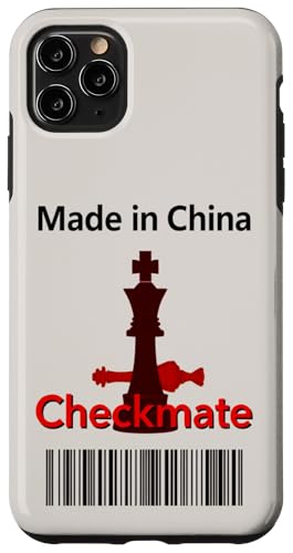 Hergestellt in China Schachmatt Sarkastischer politischer Strategiehumor Hülle für iPhone 11 Pro Max Hergestellt in China Schachmatt Sarkastischer politischer Strategiehumor Hülle für iPhone 11 Pro Max von Checkmate China Sarcastic Global Political Humor