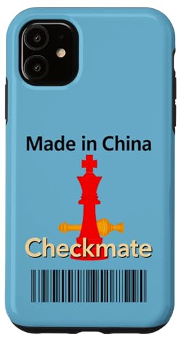 Hergestellt in China Schachmatt Sarkastischer politischer Strategiehumor Hülle für iPhone 11 Hergestellt in China Schachmatt Sarkastischer politischer Strategiehumor Hülle für iPhone 11 von Checkmate China Sarcastic Global Political Humor