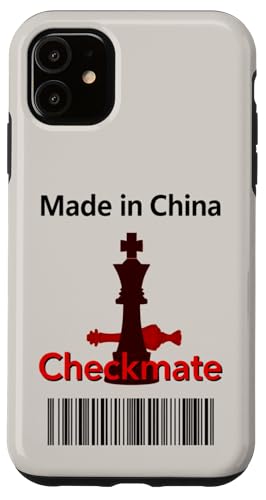 Hergestellt in China Schachmatt Sarkastischer politischer Strategiehumor Hülle für iPhone 11 Hergestellt in China Schachmatt Sarkastischer politischer Strategiehumor Hülle für iPhone 11 von Checkmate China Sarcastic Global Political Humor