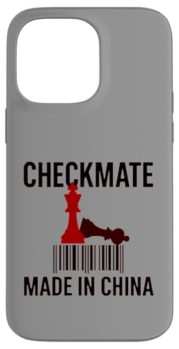 Hergestellt in China Schachmatt Sarkastischer politischer Strategiehumor Hülle für iPhone 14 Pro Max Hergestellt in China Schachmatt Sarkastischer politischer Strategiehumor Hülle für iPhone 14 Pro Max von Checkmate China Sarcastic Global Political Humor