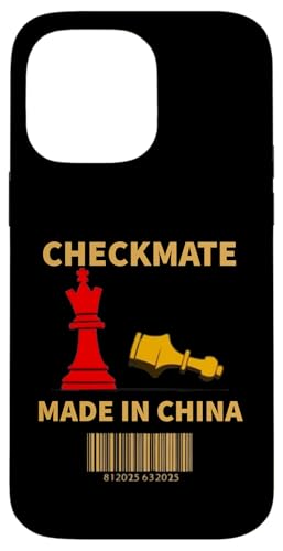 Hergestellt in China Schachmatt Sarkastischer politischer Strategiehumor Hülle für iPhone 14 Pro Max Hergestellt in China Schachmatt Sarkastischer politischer Strategiehumor Hülle für iPhone 14 Pro Max von Checkmate China Sarcastic Global Political Humor