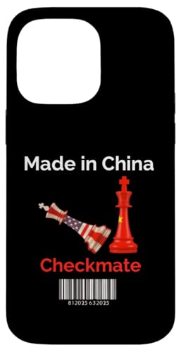 Hergestellt in China Schachmatt Sarkastischer politischer Strategiehumor Hülle für iPhone 14 Pro Max Hergestellt in China Schachmatt Sarkastischer politischer Strategiehumor Hülle für iPhone 14 Pro Max von Checkmate China Sarcastic Global Political Humor