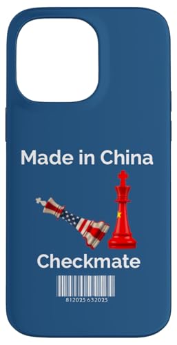 Hergestellt in China Schachmatt Sarkastischer politischer Strategiehumor Hülle für iPhone 14 Pro Max Hergestellt in China Schachmatt Sarkastischer politischer Strategiehumor Hülle für iPhone 14 Pro Max von Checkmate China Sarcastic Global Political Humor