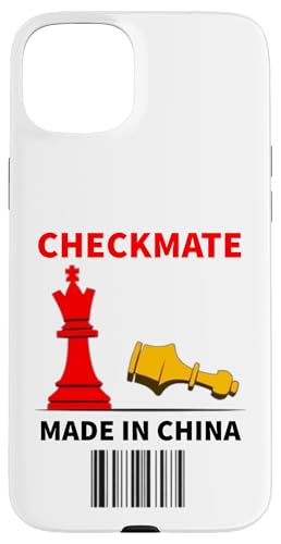 Hergestellt in China Schachmatt Sarkastischer politischer Strategiehumor Hülle für iPhone 15 Plus Hergestellt in China Schachmatt Sarkastischer politischer Strategiehumor Hülle für iPhone 15 Plus von Checkmate China Sarcastic Global Political Humor