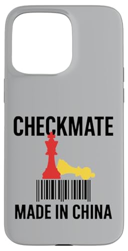 Hergestellt in China Schachmatt Sarkastischer politischer Strategiehumor Hülle für iPhone 15 Pro Max Hergestellt in China Schachmatt Sarkastischer politischer Strategiehumor Hülle für iPhone 15 Pro Max von Checkmate China Sarcastic Global Political Humor