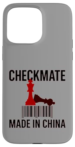 Hergestellt in China Schachmatt Sarkastischer politischer Strategiehumor Hülle für iPhone 15 Pro Max Hergestellt in China Schachmatt Sarkastischer politischer Strategiehumor Hülle für iPhone 15 Pro Max von Checkmate China Sarcastic Global Political Humor