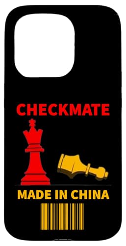 Hergestellt in China Schachmatt Sarkastischer politischer Strategiehumor Hülle für iPhone 15 Pro von Checkmate China Sarcastic Global Political Humor