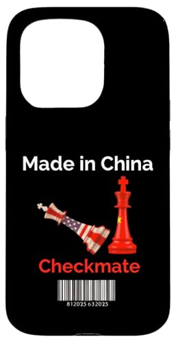 Hergestellt in China Schachmatt Sarkastischer politischer Strategiehumor Hülle für iPhone 15 Pro Hergestellt in China Schachmatt Sarkastischer politischer Strategiehumor Hülle für iPhone 15 Pro von Checkmate China Sarcastic Global Political Humor