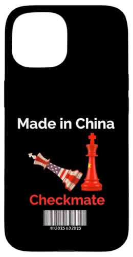 Hergestellt in China Schachmatt Sarkastischer politischer Strategiehumor Hülle für iPhone 15 Hergestellt in China Schachmatt Sarkastischer politischer Strategiehumor Hülle für iPhone 15 von Checkmate China Sarcastic Global Political Humor