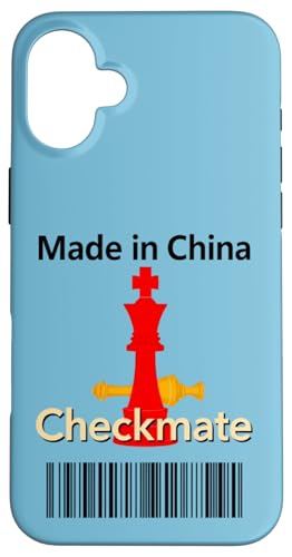 Hergestellt in China Schachmatt Sarkastischer politischer Strategiehumor Hülle für iPhone 16 Plus Hergestellt in China Schachmatt Sarkastischer politischer Strategiehumor Hülle für iPhone 16 Plus von Checkmate China Sarcastic Global Political Humor