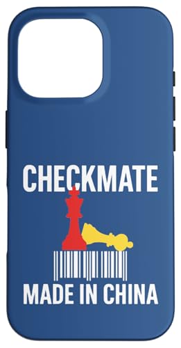 Hergestellt in China Schachmatt Sarkastischer politischer Strategiehumor Hülle für iPhone 16 Pro Hergestellt in China Schachmatt Sarkastischer politischer Strategiehumor Hülle für iPhone 16 Pro von Checkmate China Sarcastic Global Political Humor
