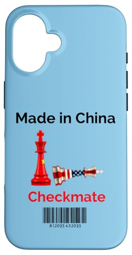 Hergestellt in China Schachmatt Sarkastischer politischer Strategiehumor Hülle für iPhone 16 Hergestellt in China Schachmatt Sarkastischer politischer Strategiehumor Hülle für iPhone 16 von Checkmate China Sarcastic Global Political Humor