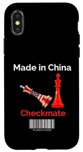 Hergestellt in China Schachmatt Sarkastischer politischer Strategiehumor Hülle für iPhone X/XS Hergestellt in China Schachmatt Sarkastischer politischer Strategiehumor Hülle für iPhone X/XS von Checkmate China Sarcastic Global Political Humor