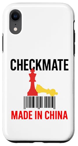 Hergestellt in China Schachmatt Sarkastischer politischer Strategiehumor Hülle für iPhone XR Hergestellt in China Schachmatt Sarkastischer politischer Strategiehumor Hülle für iPhone XR von Checkmate China Sarcastic Global Political Humor