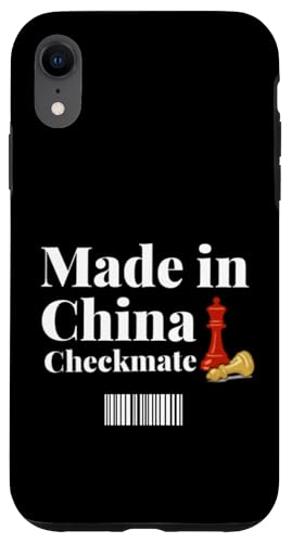 Hergestellt in China Schachmatt Sarkastischer politischer Strategiehumor Hülle für iPhone XR Hergestellt in China Schachmatt Sarkastischer politischer Strategiehumor Hülle für iPhone XR von Checkmate China Sarcastic Global Political Humor