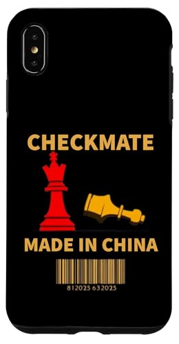 Hergestellt in China Schachmatt Sarkastischer politischer Strategiehumor Hülle für iPhone XS Max Hergestellt in China Schachmatt Sarkastischer politischer Strategiehumor Hülle für iPhone XS Max von Checkmate China Sarcastic Global Political Humor
