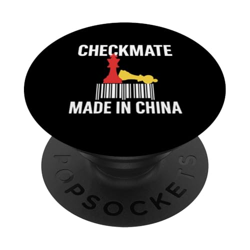 Hergestellt in China Schachmatt Sarkastischer politischer Strategiehumor PopSockets Klebender PopGrip Hergestellt in China Schachmatt Sarkastischer politischer Strategiehumor PopSockets Klebender PopGrip von Checkmate China Sarcastic Global Political Humor