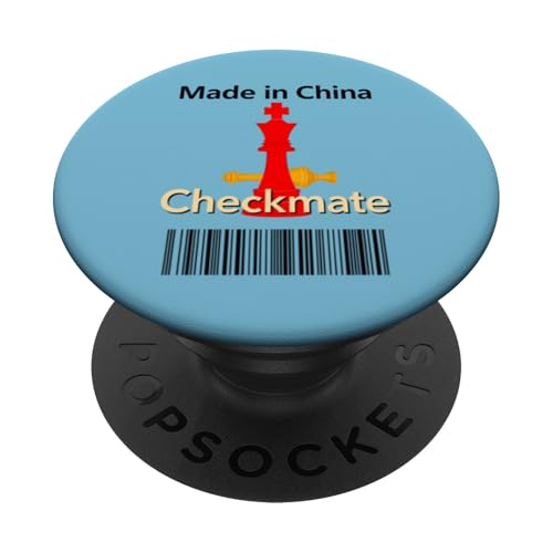 Hergestellt in China Schachmatt Sarkastischer politischer Strategiehumor PopSockets Klebender PopGrip Hergestellt in China Schachmatt Sarkastischer politischer Strategiehumor PopSockets Klebender PopGrip von Checkmate China Sarcastic Global Political Humor