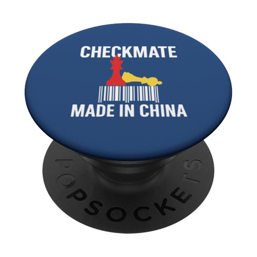 Hergestellt in China Schachmatt Sarkastischer politischer Strategiehumor PopSockets Klebender PopGrip Hergestellt in China Schachmatt Sarkastischer politischer Strategiehumor PopSockets Klebender PopGrip von Checkmate China Sarcastic Global Political Humor